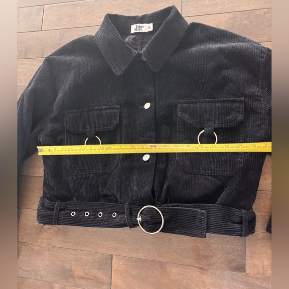 Tiger Mist Black Corduroy Utility Jacket - Picture 9 of 10